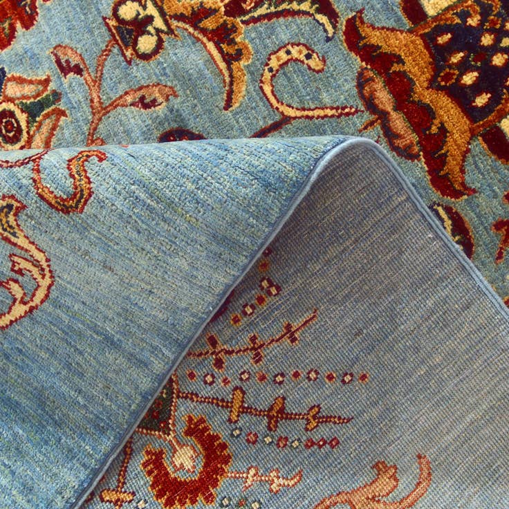 Detail image of 5' 1 x 6' 8 Hand Knotted Ariana Ziegler Rug