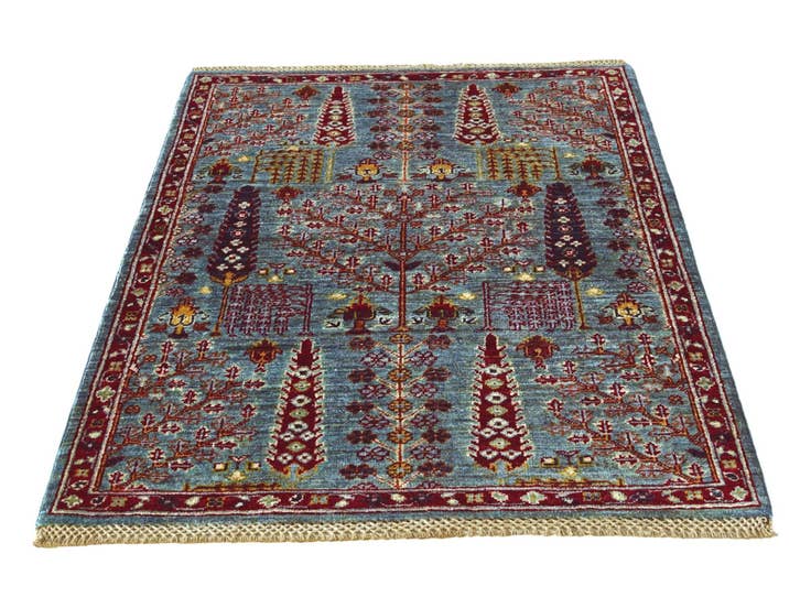 Detail image of 2' 9 x 4' 1 Hand Knotted Ariana Ziegler Rug