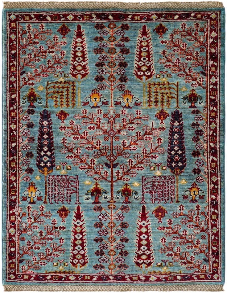 Detail image of 2' 9 x 4' 1 Hand Knotted Ariana Ziegler Rug