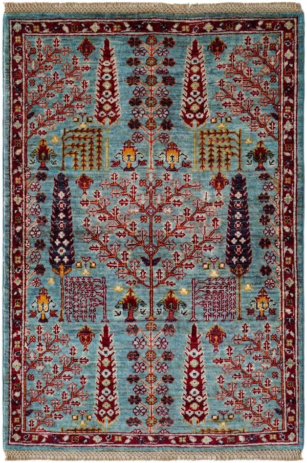 Detail image of 2' 9 x 4' 1 Hand Knotted Ariana Ziegler Rug