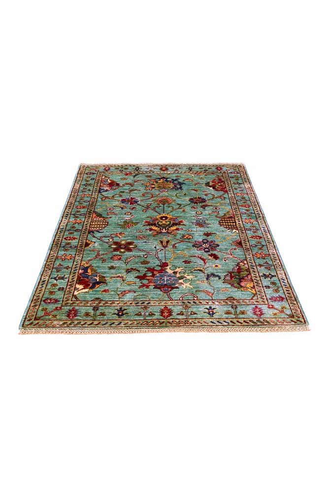 3' 4 x 5' Hand Knotted Ariana Ziegler Rug