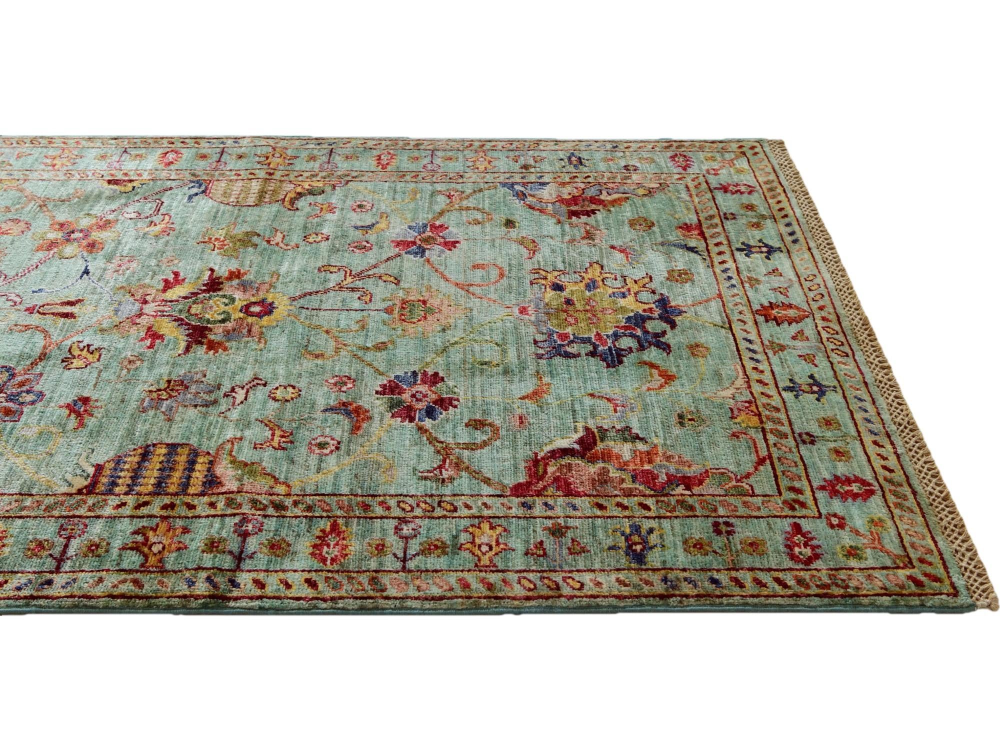 3' 4 x 5' Hand Knotted Ariana Ziegler Rug