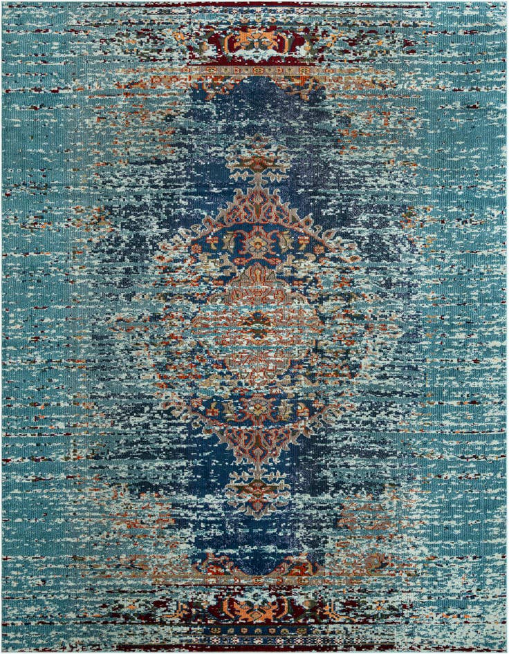 Detail image of 9' 10 x 13' Washable Arte Rug