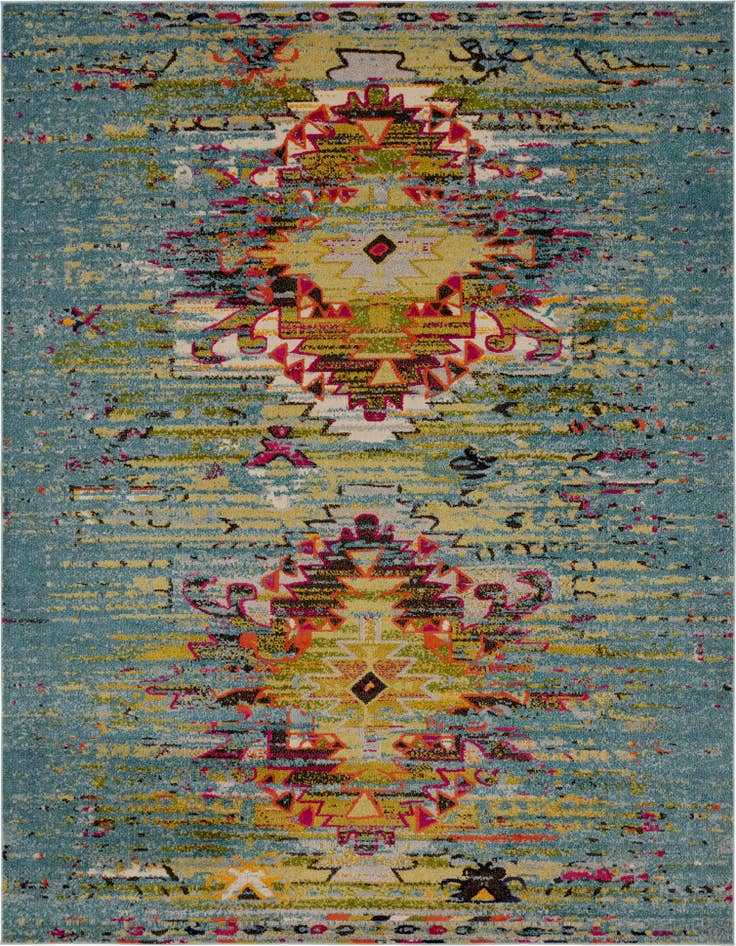Detail image of 9' 10 x 13' Washable Arte Rug