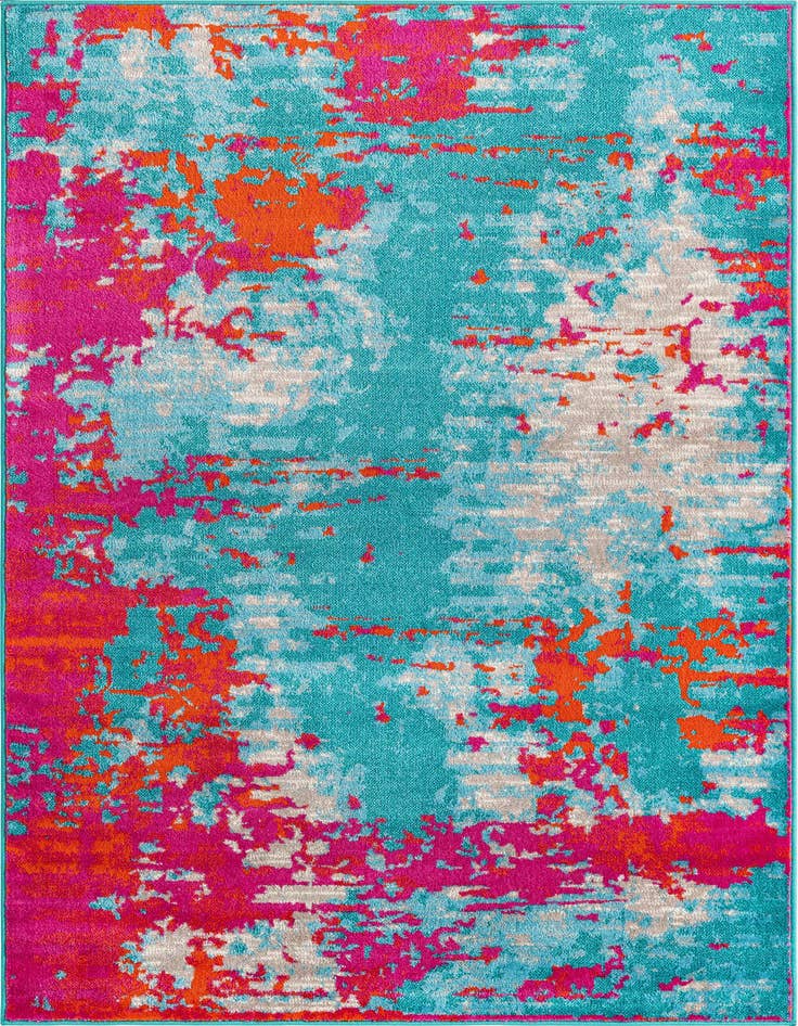 Detail image of 5' 3 x 8' Azalea Rug