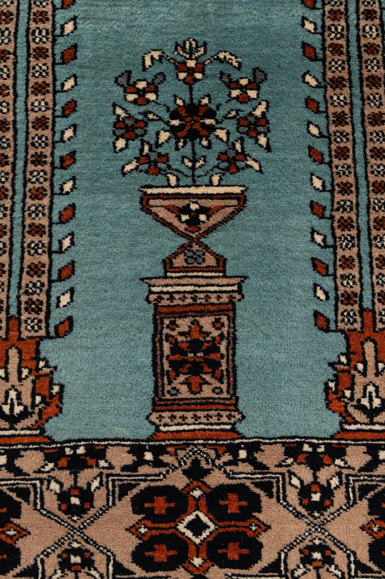 2' 8 x 4' 3 Hand Knotted Bokhara Oriental Wool Rug