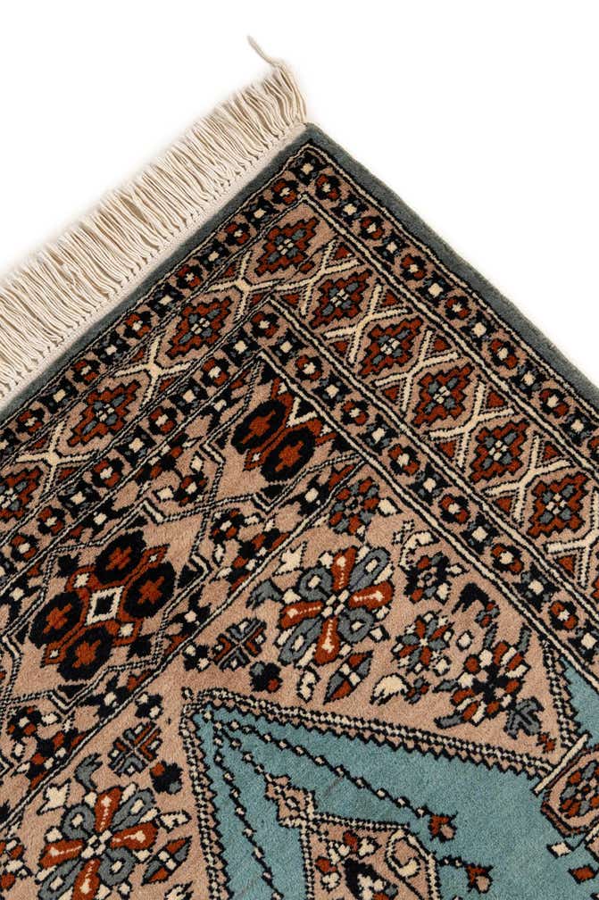 2' 8 x 4' 3 Hand Knotted Bokhara Oriental Wool Rug