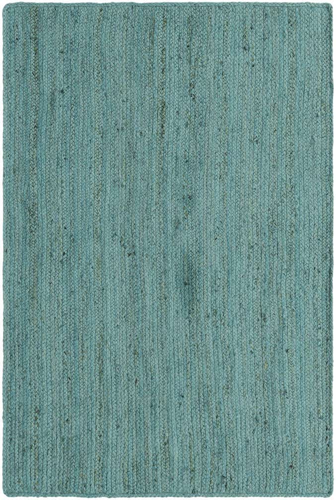 4' 1 x 6' 1 Handmade Braided Jute Rug