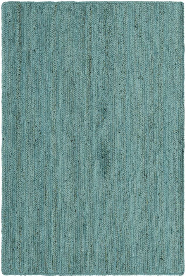 Detail image of 4' 1 x 6' 1 Handmade Braided Jute Rug