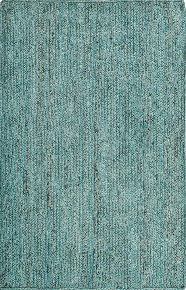 3' 3 x 5' 1 Handmade Braided Jute Rug