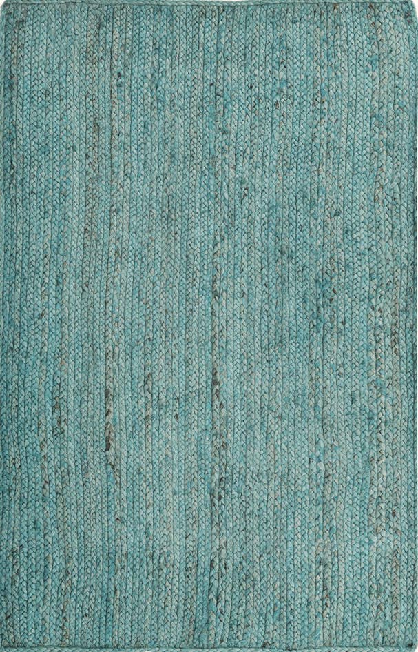 Detail image of 3' 3 x 5' 1 Handmade Braided Jute Rug