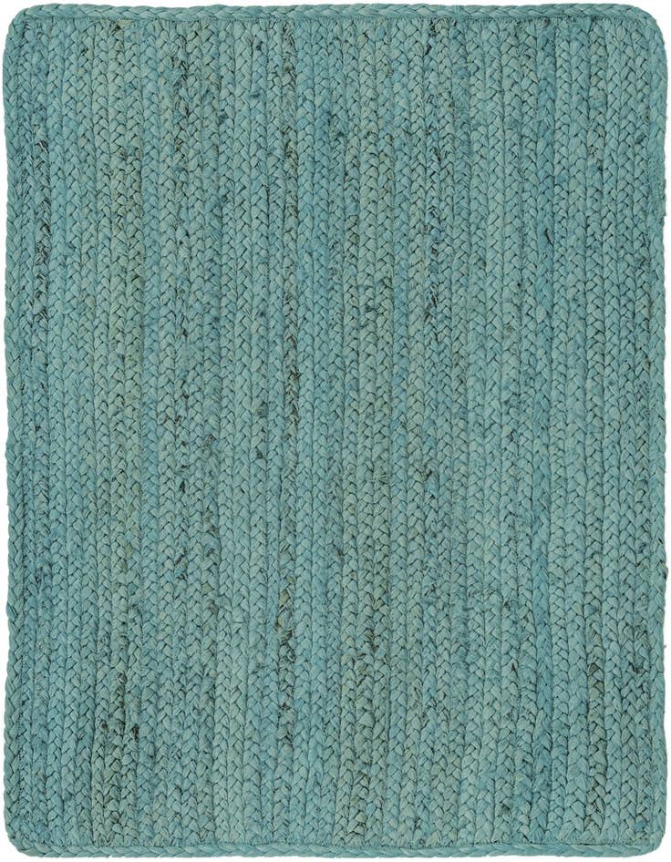 Detail image of 2' x 3' 1  Hand Braided Jute Rug