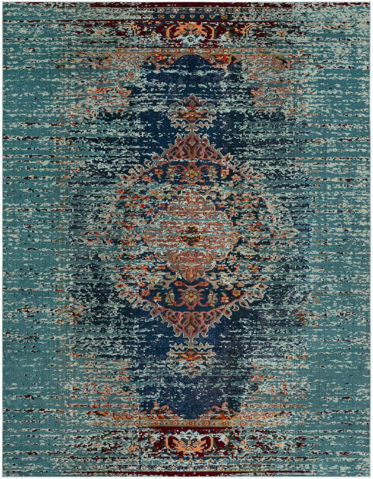 Detail image of 10' 6 x 16' 5 Washable Carnevale Rug