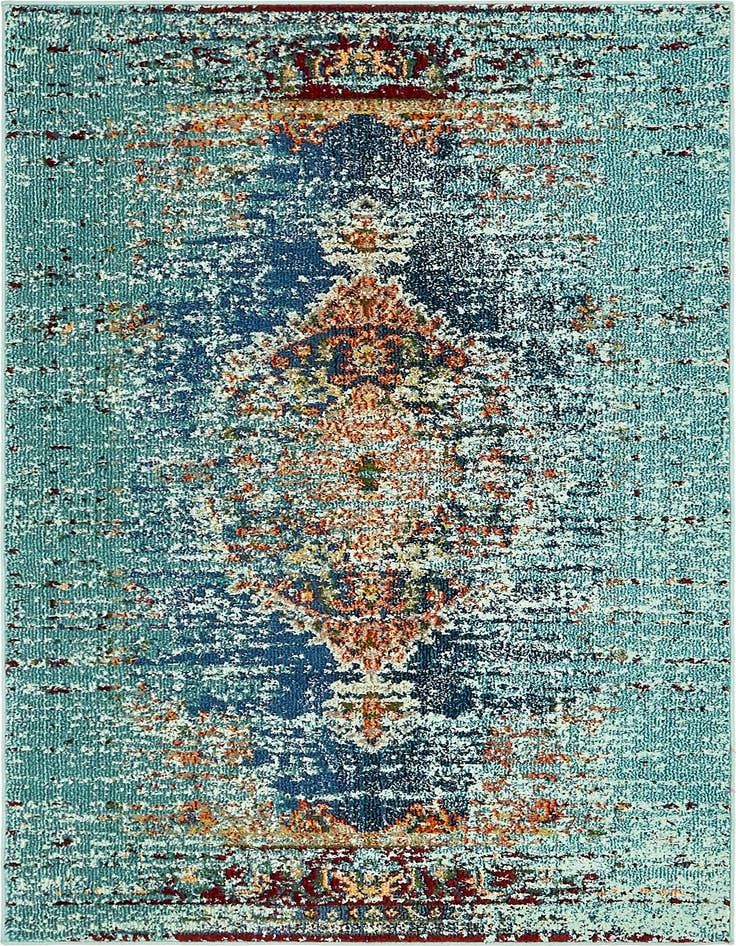 Detail image of 4' x 6' Washable Carnevale Rug