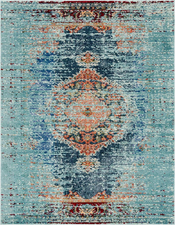 Detail image of 6' x 9' Washable Carnevale Rug