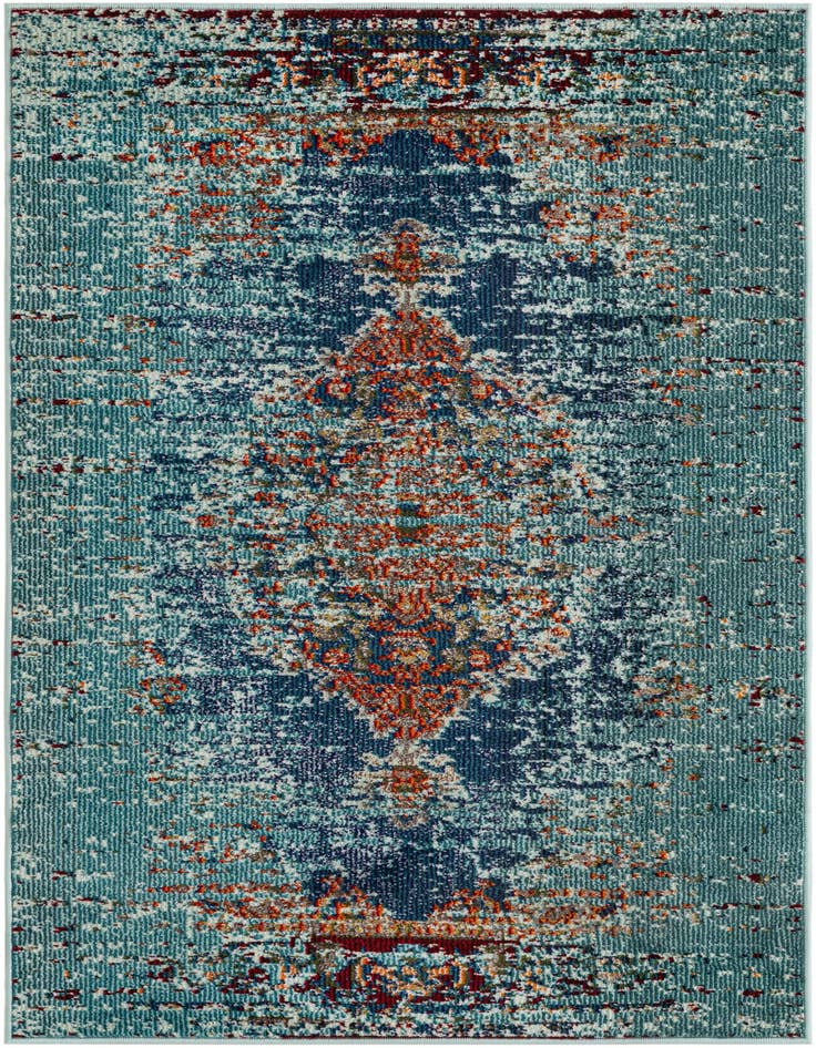 Detail image of 3' 3 x 5' 3 Washable Carnevale Rug