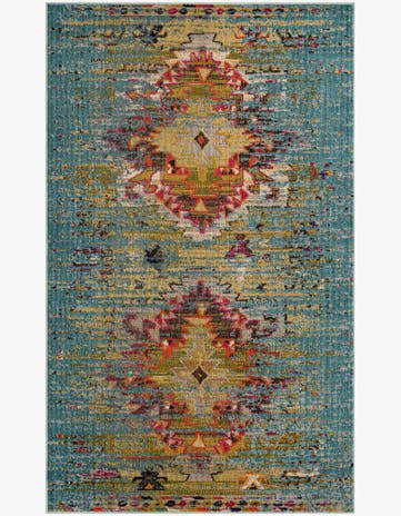 5' x 8' Washable Carnevale Rug