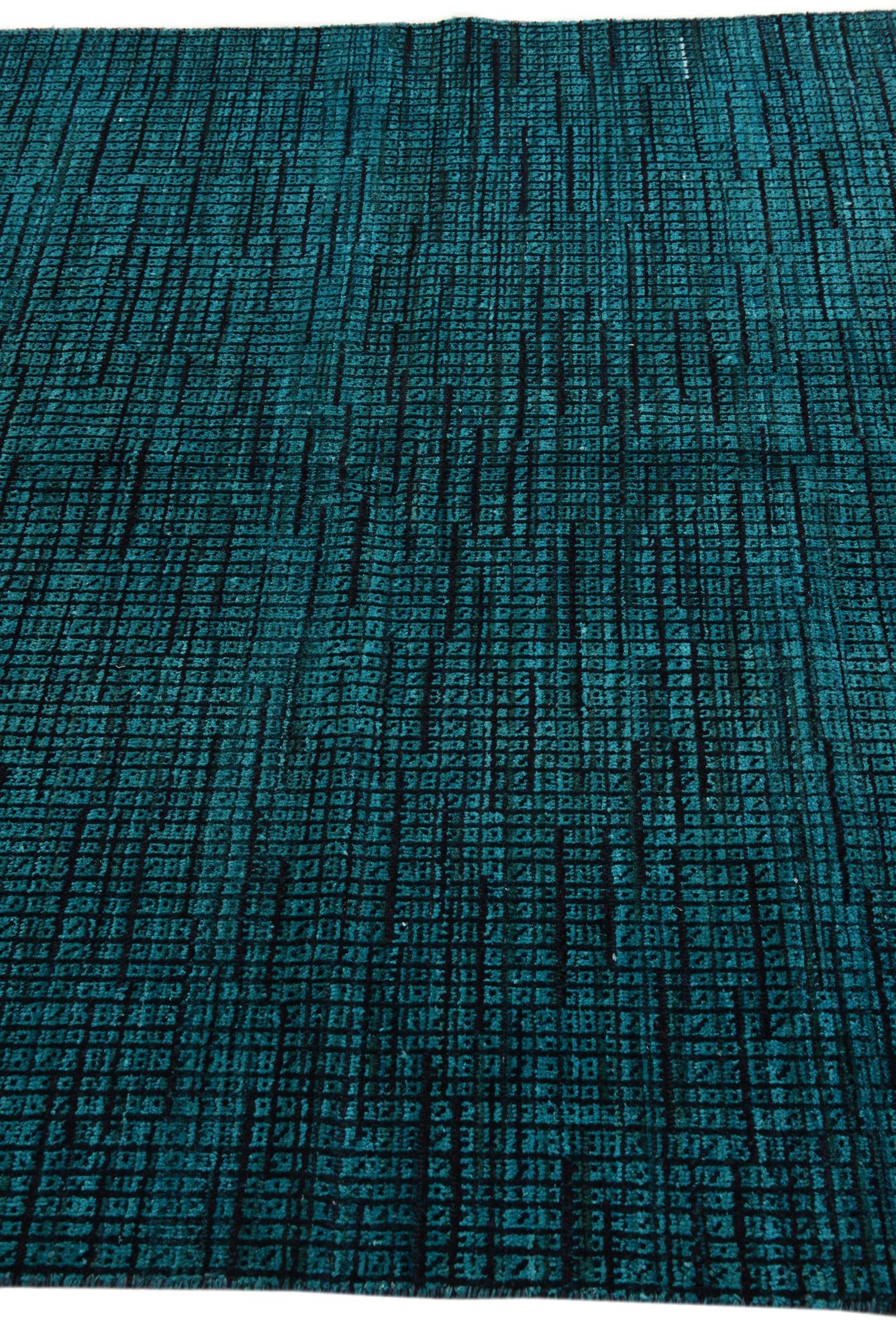 5' 5 x 7' 10 Hand Knotted Darya Wool Rug
