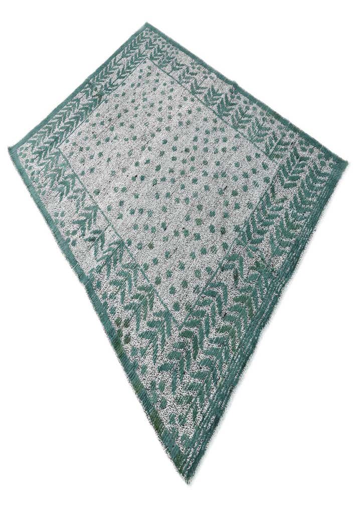 4' 11 x 7' 2 Hand Knotted Darya Wool Rug