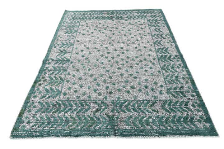 4' 11 x 7' 2 Hand Knotted Darya Wool Rug