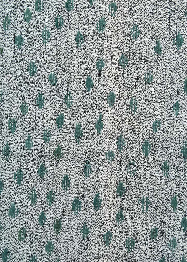 4' 11 x 7' 2 Hand Knotted Darya Wool Rug