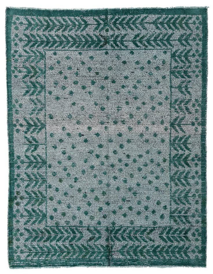 Detail image of 4' 11 x 7' 2 Hand Knotted Darya Wool Rug