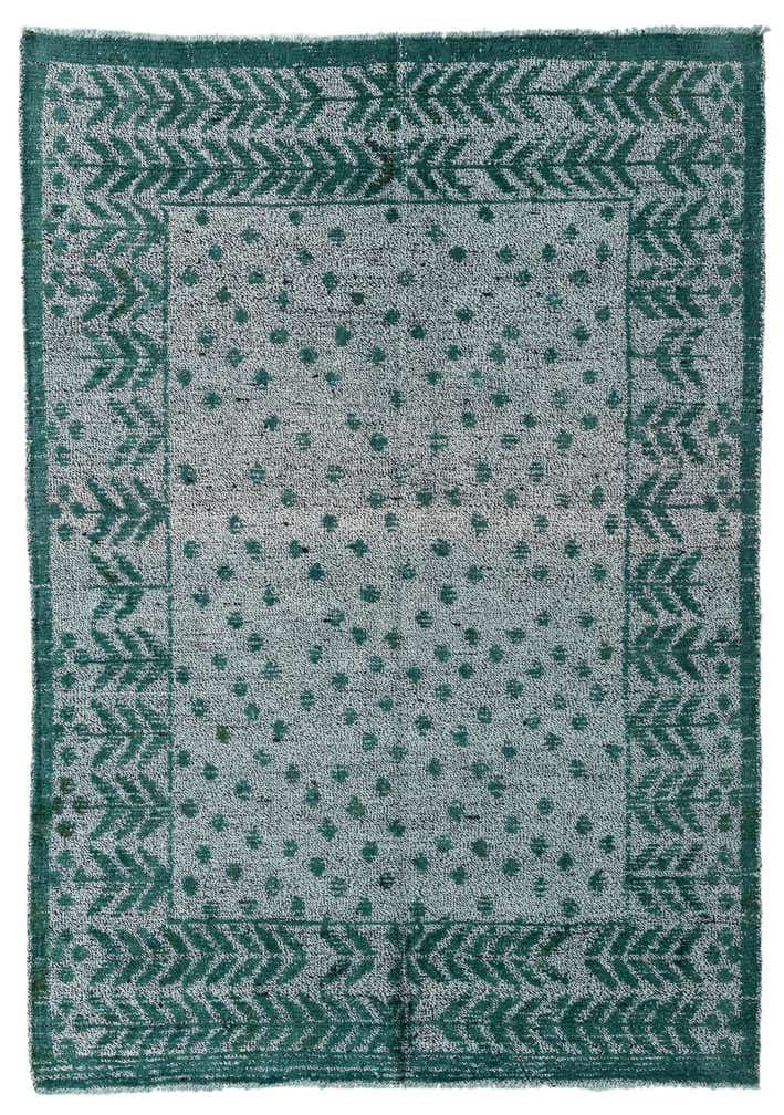 4' 11 x 7' 2 Hand Knotted Darya Wool Rug