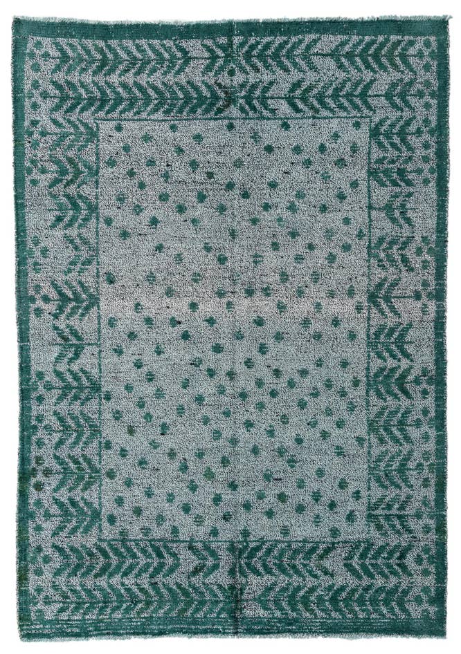 Detail image of 4' 11 x 7' 2 Hand Knotted Darya Wool Rug