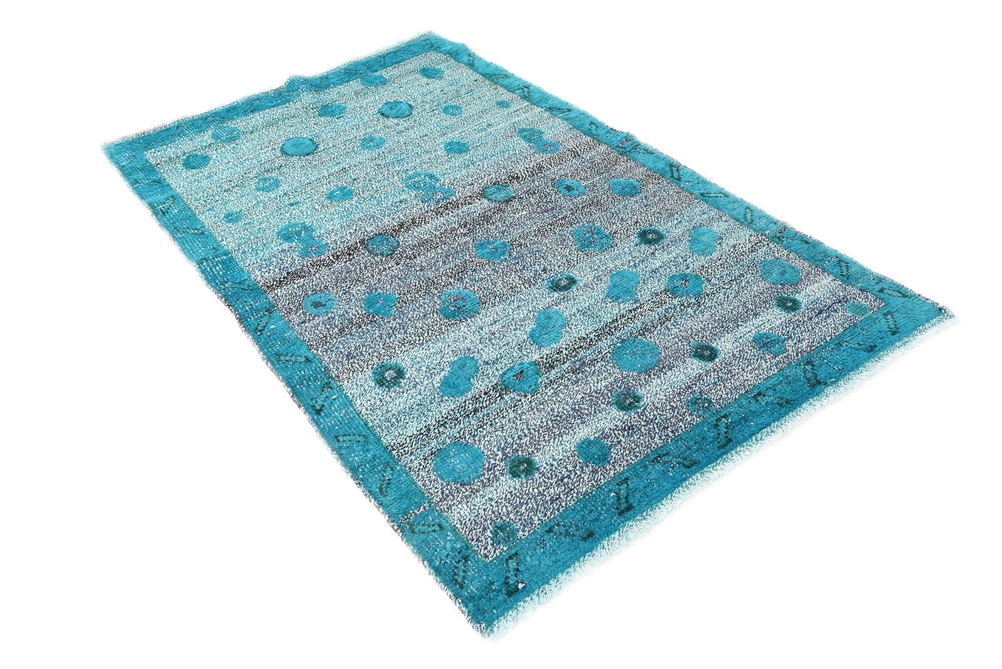 3' 10 x 6' 5 Hand Knotted Darya Wool Rug