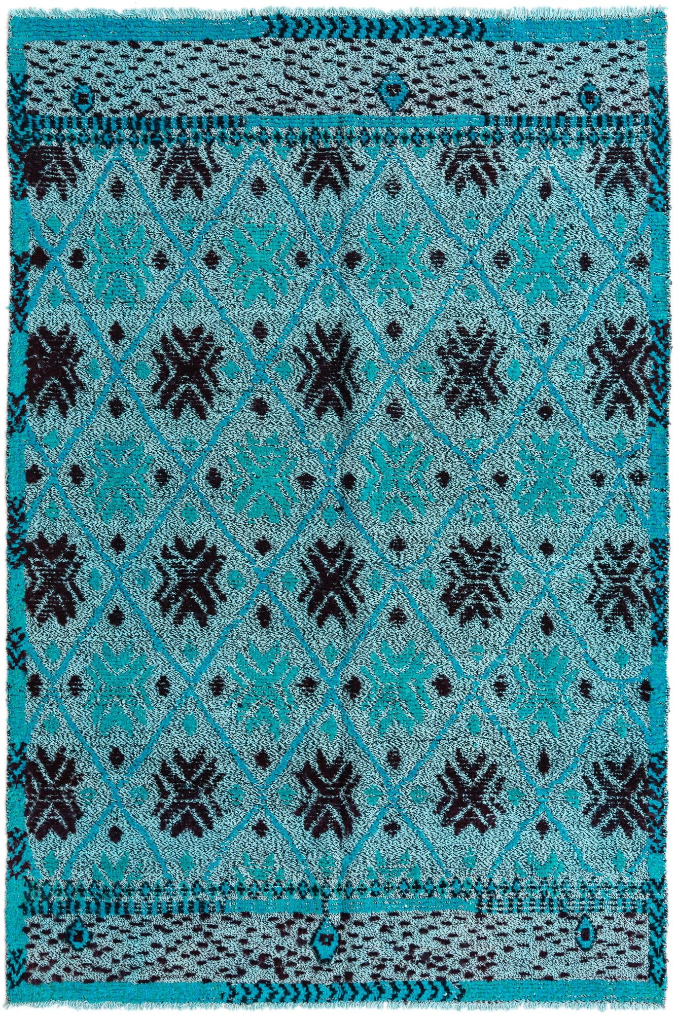5' 5 x 8' Hand Knotted Darya Wool Rug