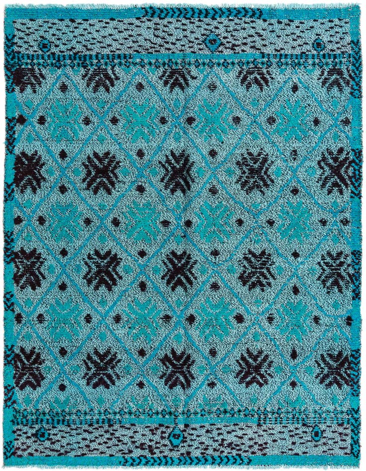 Detail image of 5' 5 x 8' Hand Knotted Darya Wool Rug