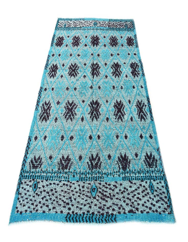 Detail image of 5' 6 x 8'  Hand Knotted Darya Wool Rug