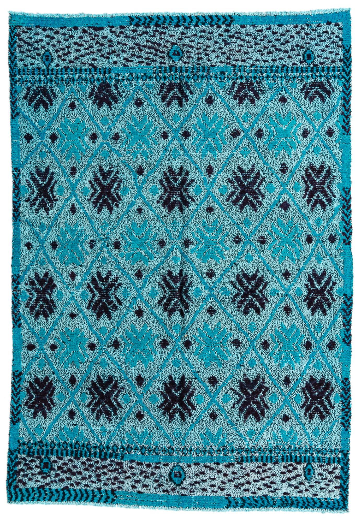 5' 6 x 8' Hand Knotted Darya Wool Rug