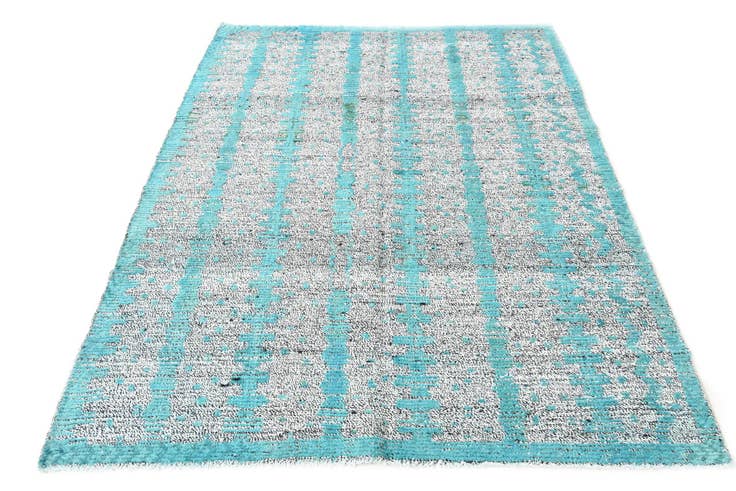 Detail image of 5' 2 x 7' 10 Hand Knotted Darya Wool Rug