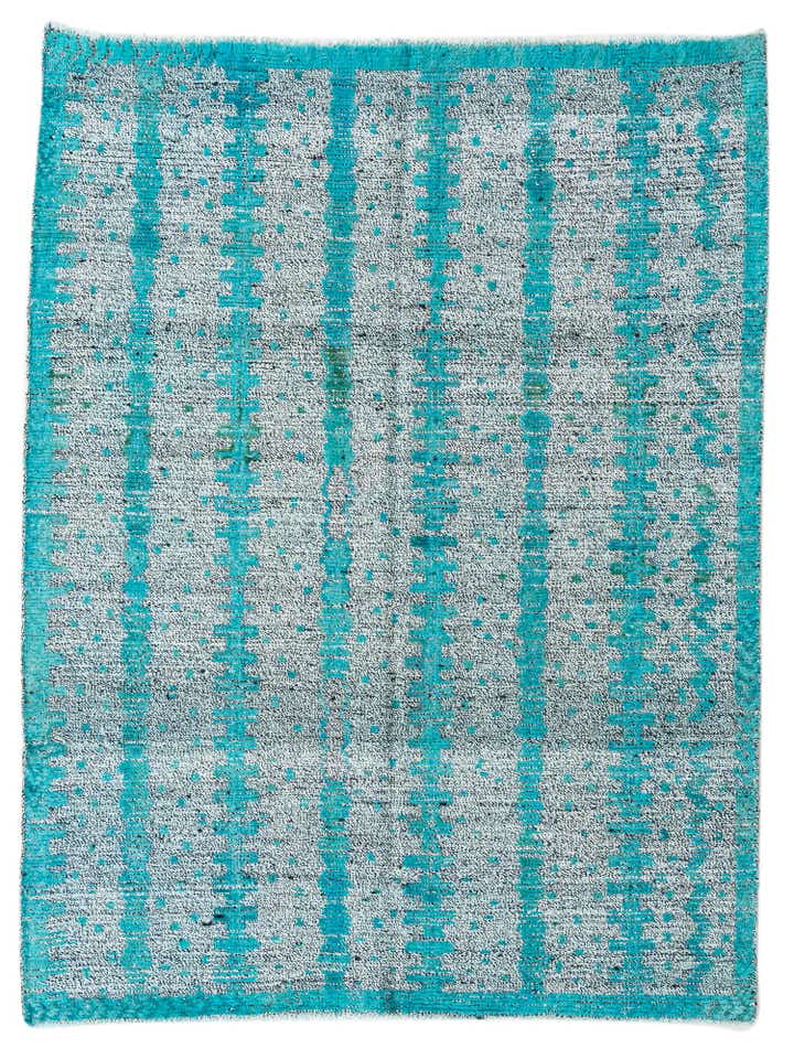 5' 2 x 7' 10 Hand Knotted Darya Wool Rug