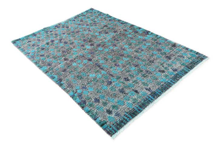 4' 2 x 5' 11 Hand Knotted Darya Wool Rug