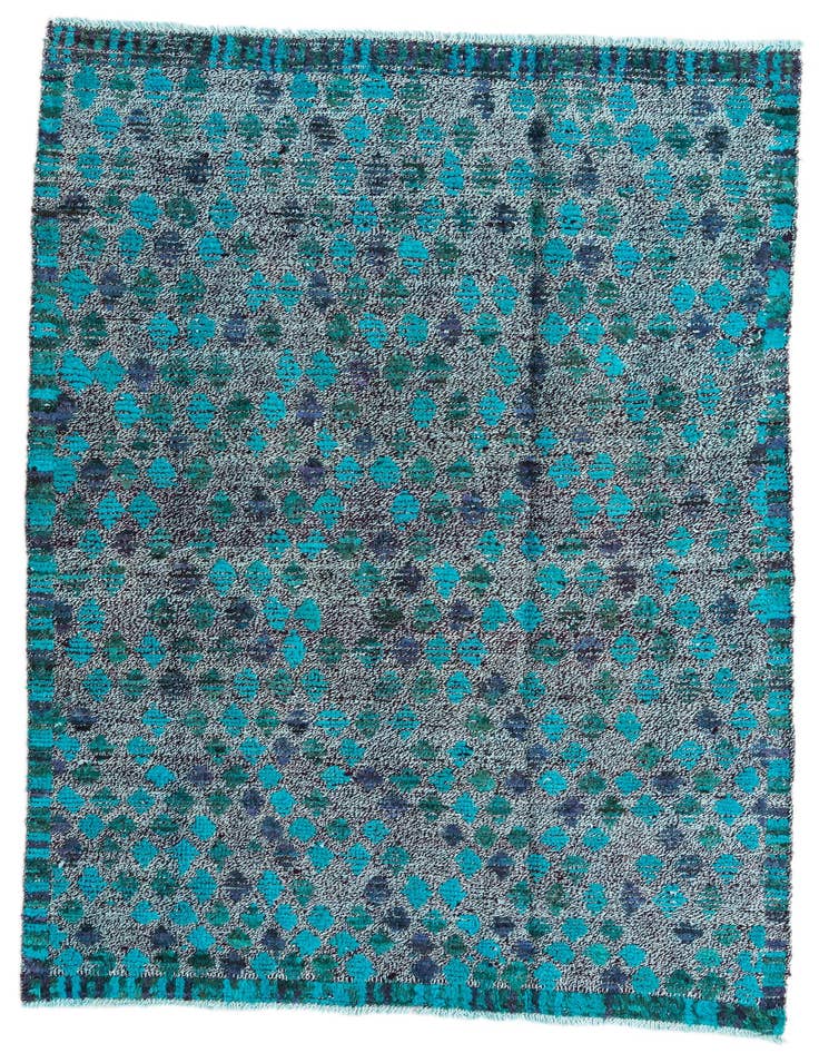 Detail image of 4' 2 x 5' 11 Hand Knotted Darya Wool Rug
