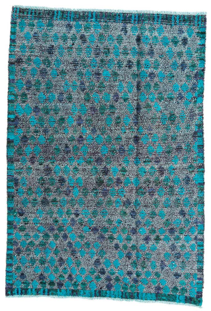 4' 2 x 5' 11 Hand Knotted Darya Wool Rug