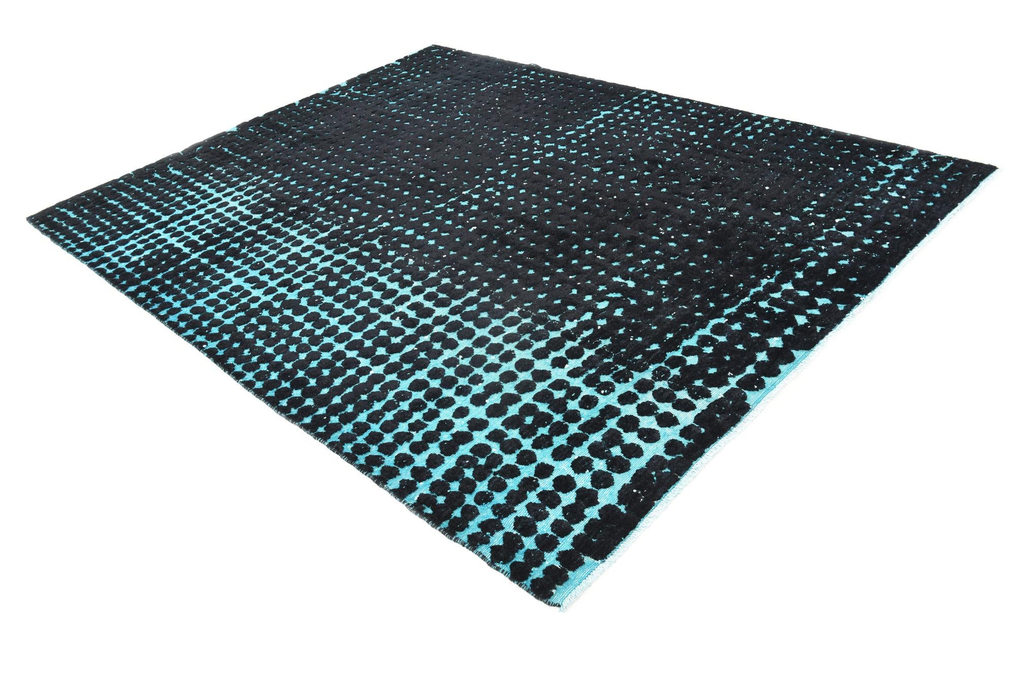 7' 9 x 9' 9 Hand Knotted Darya Wool Rug