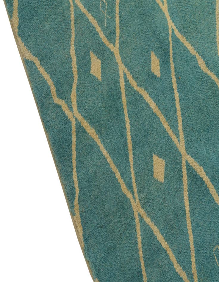 Detail image of 5' 8 x 8'  Hand Knotted Darya Wool Rug