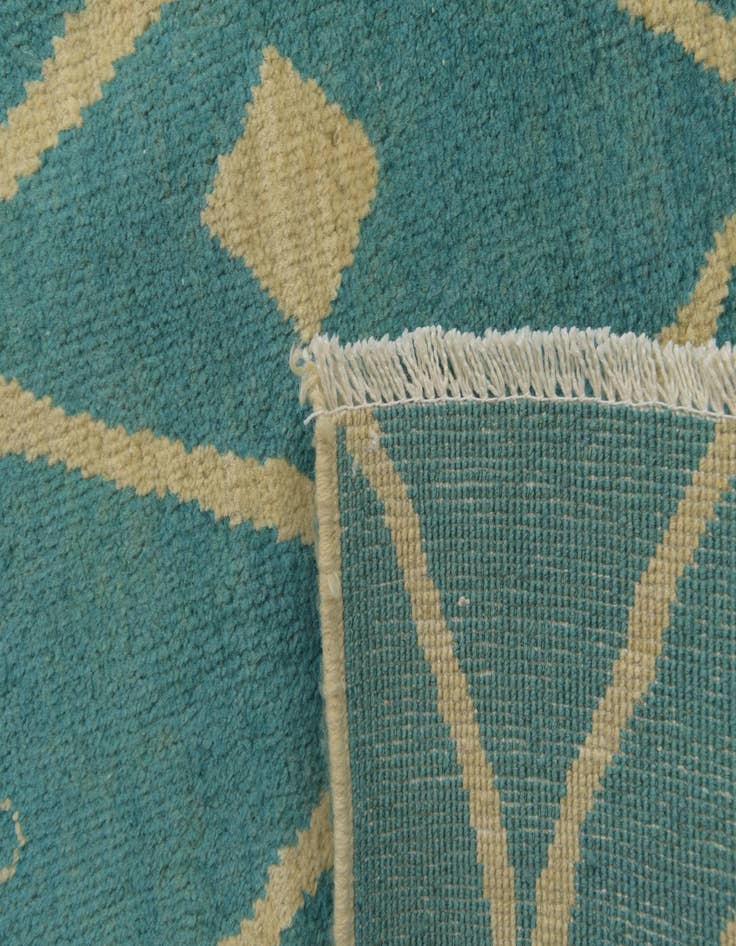 Detail image of 5' 8 x 8'  Hand Knotted Darya Wool Rug