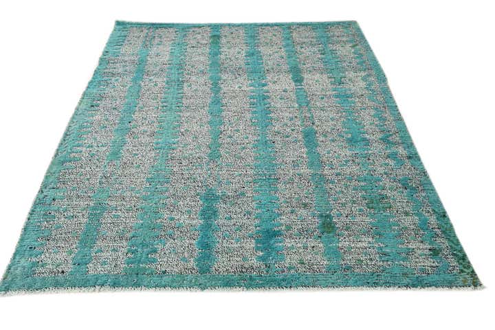5' 4 x 7' Hand Knotted Darya Wool Rug