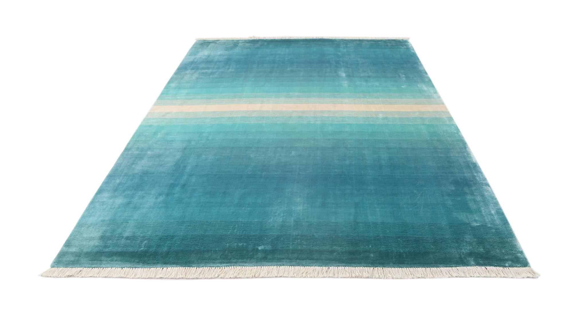 6' 7 x 9' 9 Hand Knotted Darya Wool Rug