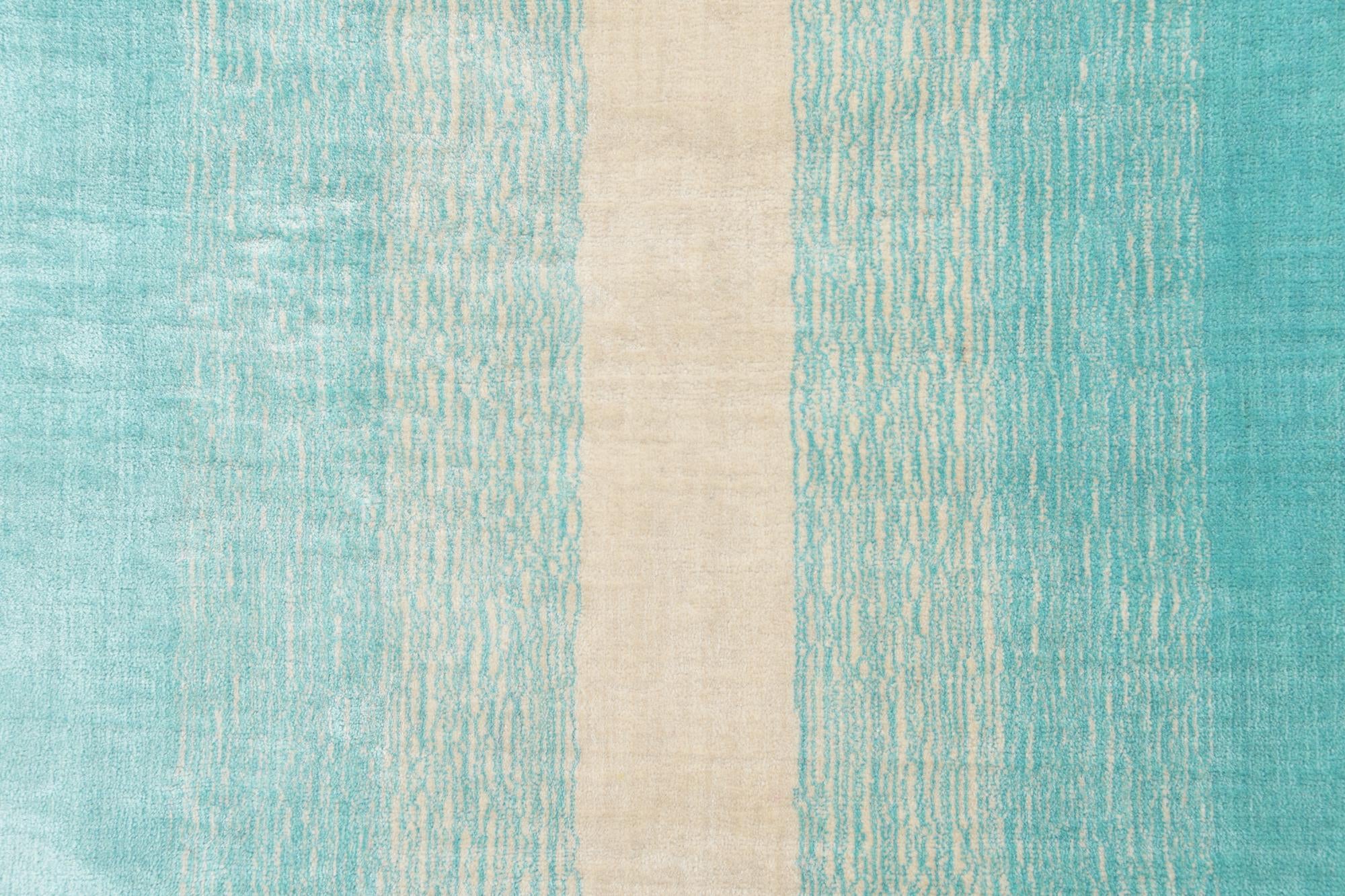 6' 7 x 9' 9 Hand Knotted Darya Wool Rug