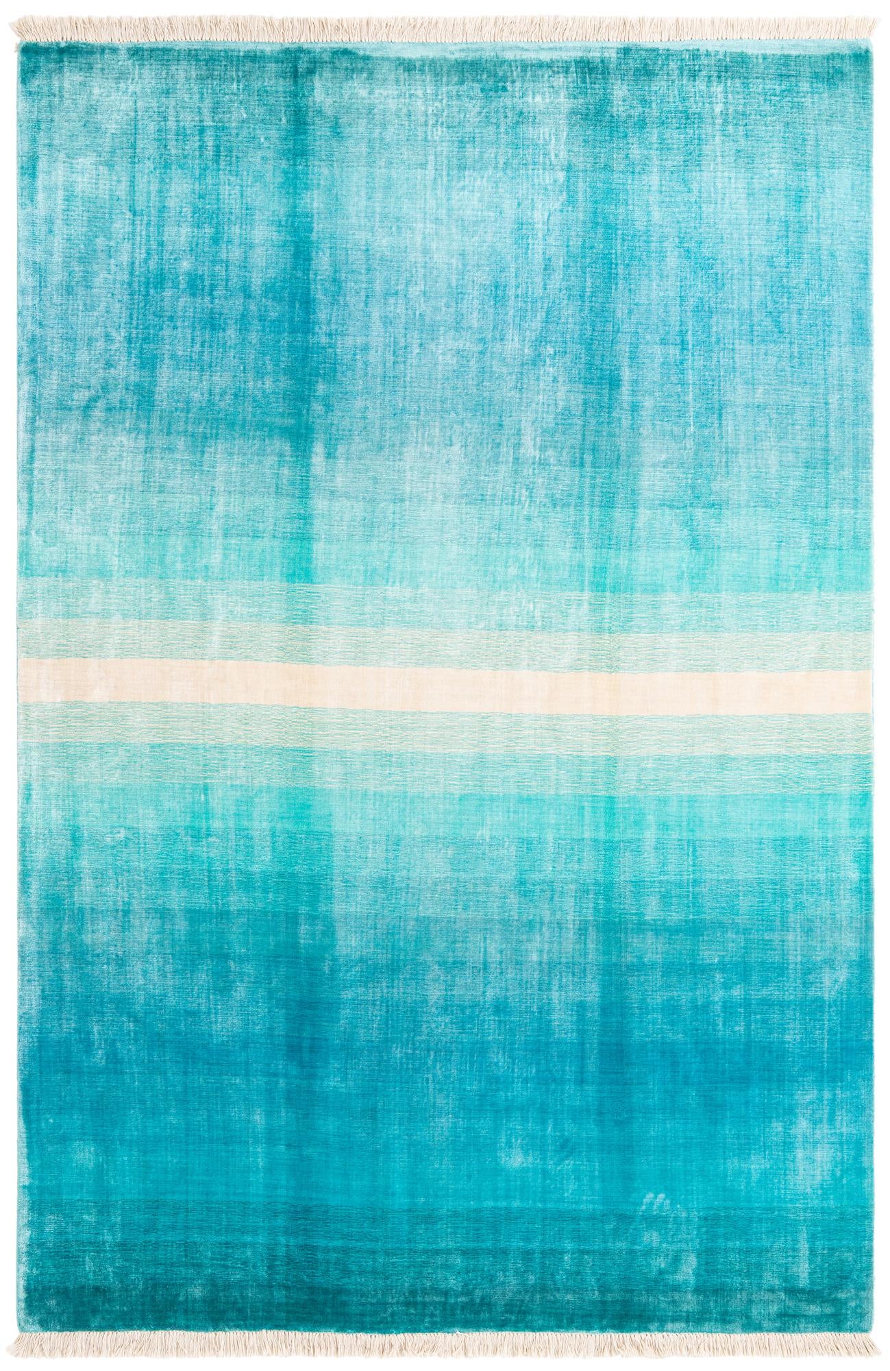 6' 7 x 9' 9 Hand Knotted Darya Wool Rug