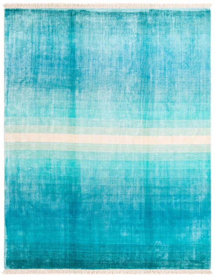 Detail image of 6' 7 x 9' 9 Hand Knotted Darya Wool Rug