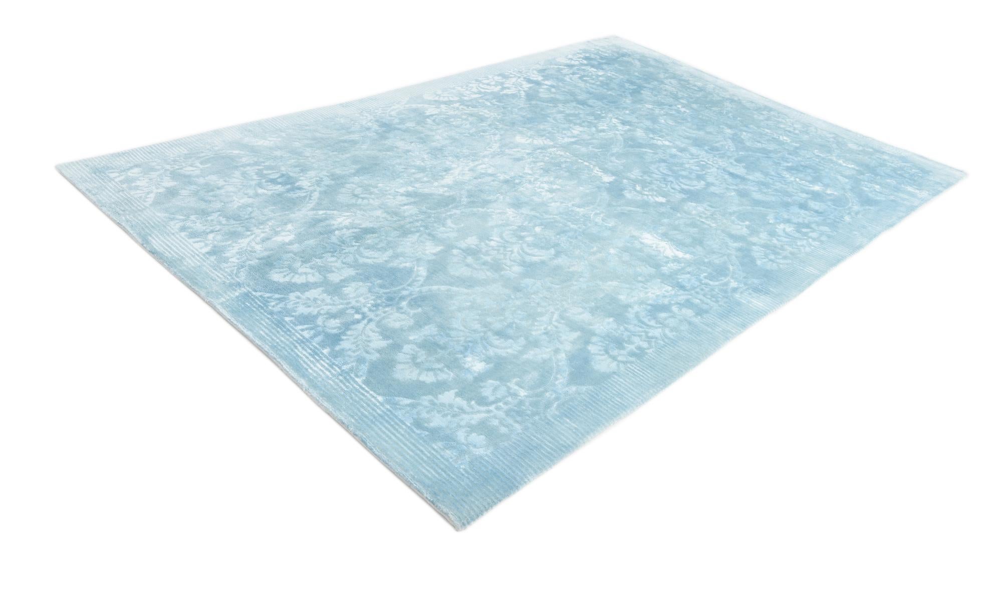 6' 8 x 10' 2 Hand Knotted Darya Wool Rug