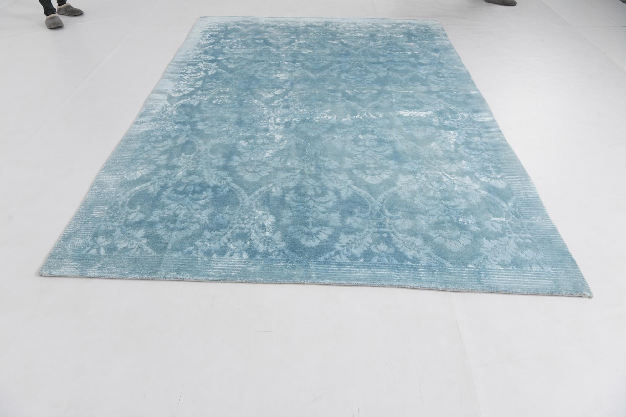 6' 8 x 10' 2 Hand Knotted Darya Wool Rug