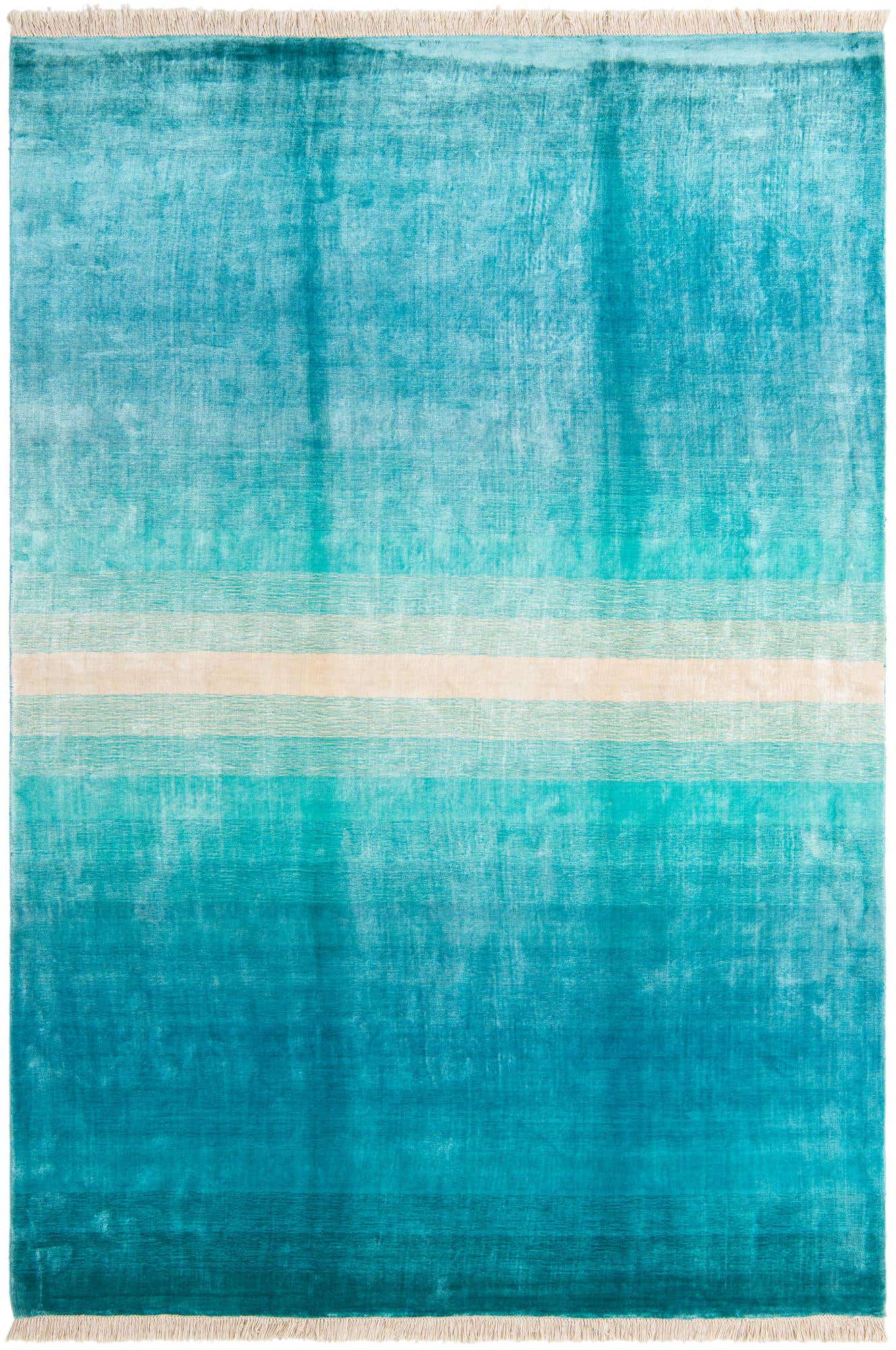 6' 7 x 9' 10 Hand Knotted Darya Wool Rug