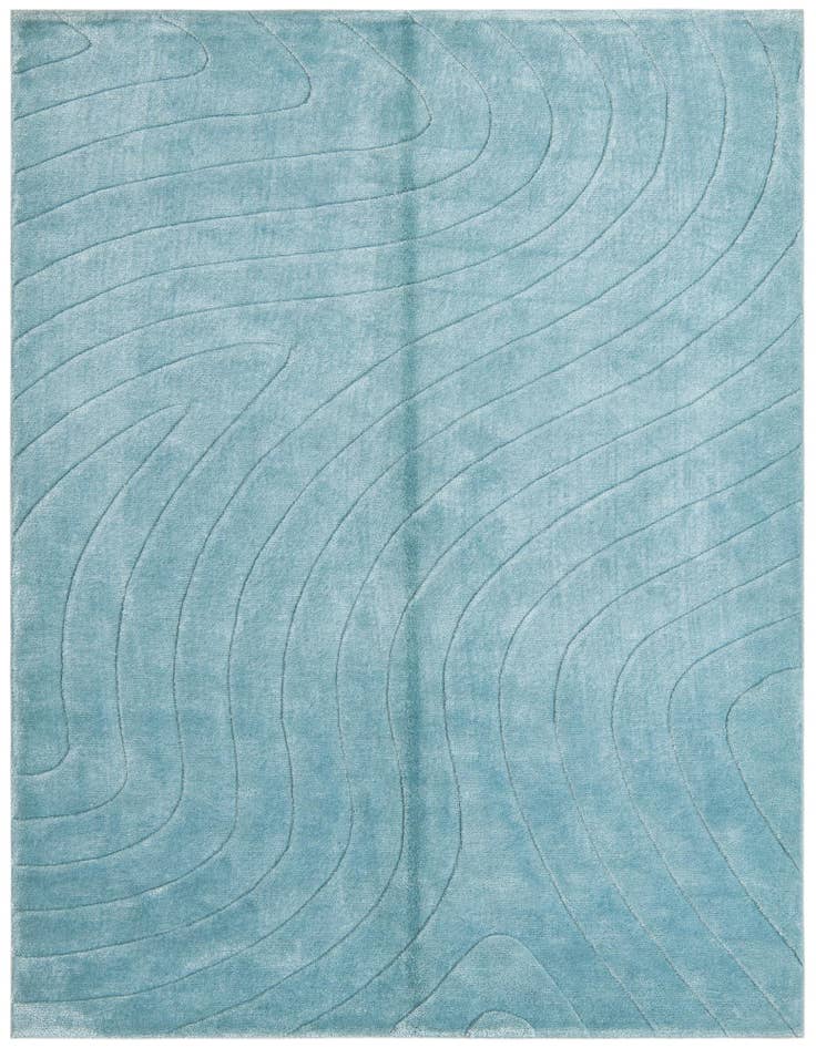 Detail image of 5' 1 x 6' 7 Hand Knotted Darya Wool Rug